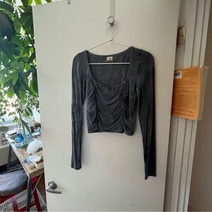 Wilfred blue long sleeve top